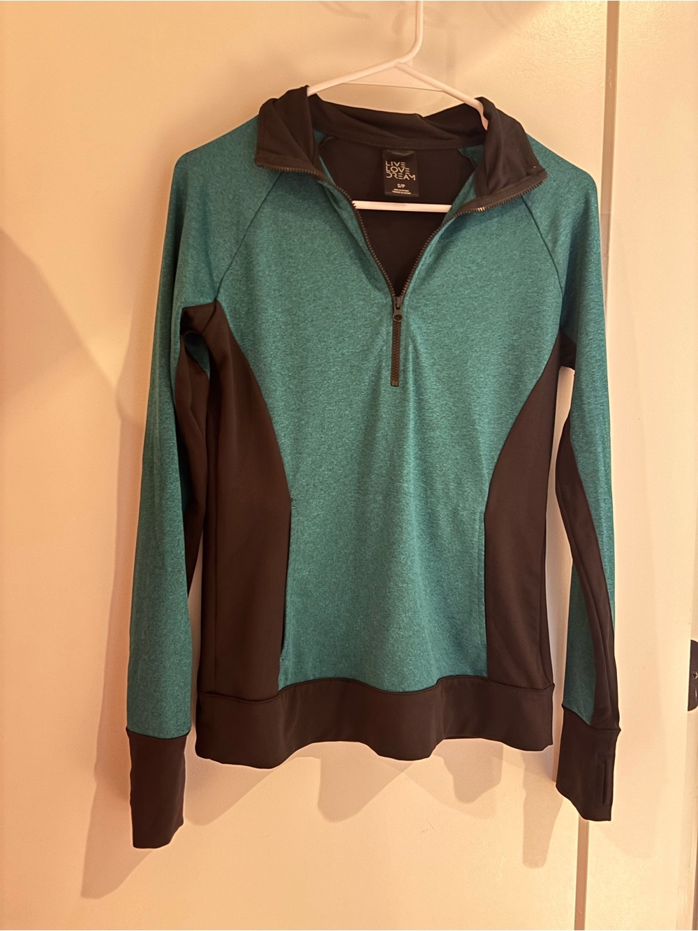 Live Love Dream Teal Zip-Up Hoodie